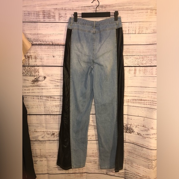 Women’s jeans with black snake skin side stripe - Picture 15 of 15